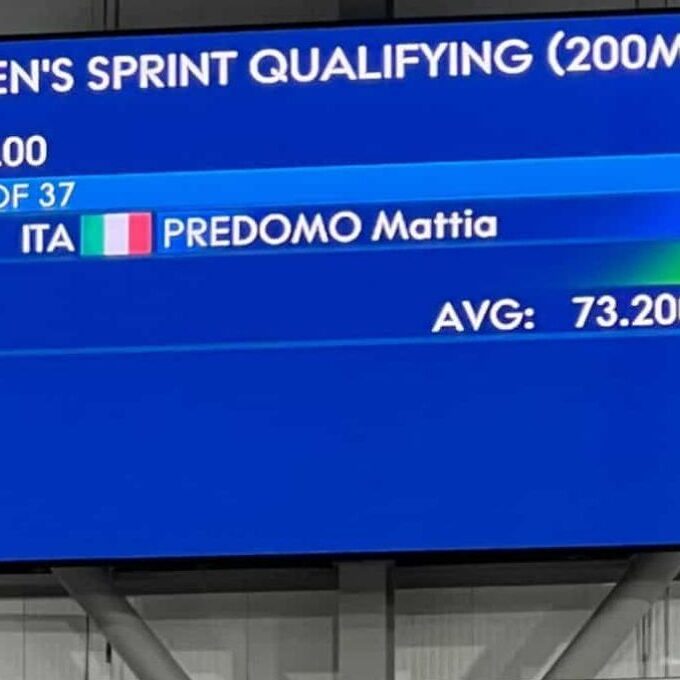 Mattia Predomo: nuovo record italiano